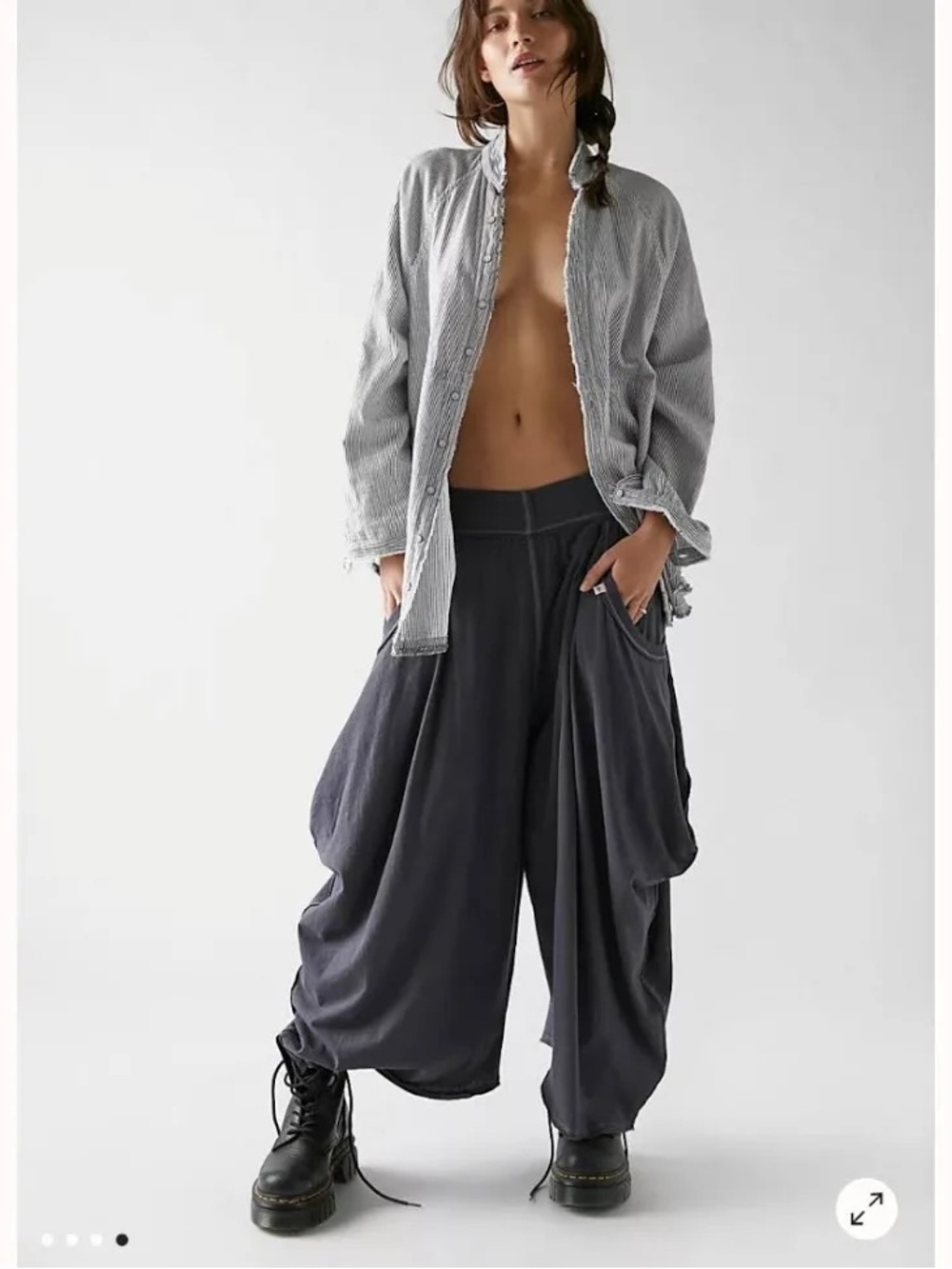 Free People Intimately Summer Slumber Harem Wide Leg Pants